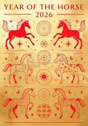 2026马年装饰合集矢量素材