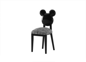 黑色米奇餐椅模型设计