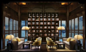 中式书房家装模型设计