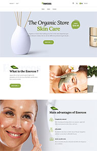 大牌美妆护肤产品网站模板