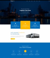 国际货运物流服务公司网站模板