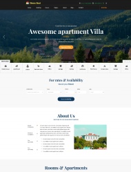 公寓别墅房地产行业网站模板