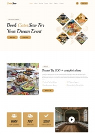 HTML5餐饮服务公司网站模板