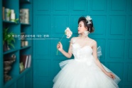 韩式白色婚纱摄影图片
