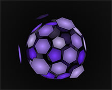 纯CSS3 3D网状球动画特效