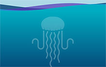 HTML5海底幽灵水母网页特效