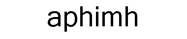 Aphimh字体