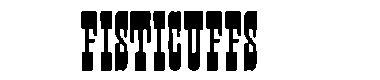 Fisticuffs字体
