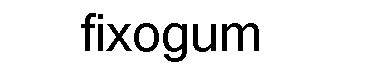 Fixogum字体
