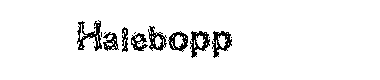 Halebopp字体