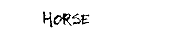 Horse字体
