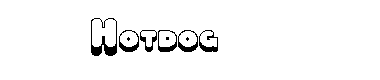 Hotdog字体