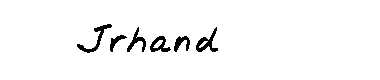 Jrhand字体
