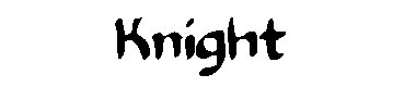 Knight字体