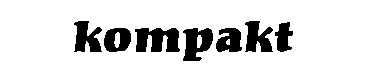 Kompakt字体