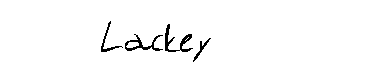 Lackey字体