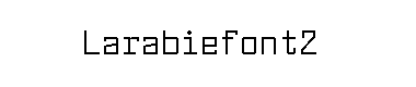 Larabiefont2字体