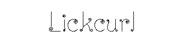 Lickcurl字体