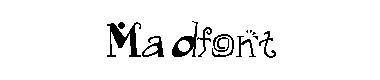 Madfont字体