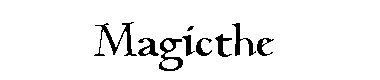 Magicthe字体