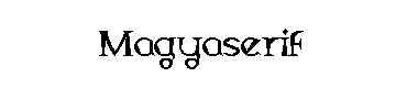 Magyaserif字体
