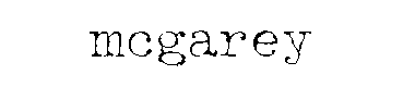 Mcgarey字体
