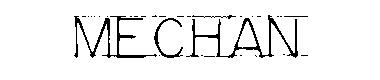 Mechan字体