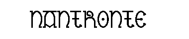 Nantronte字体