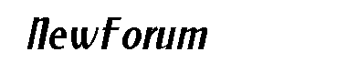 NewForum字体