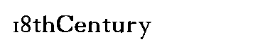 18thCentury字体