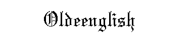 Oldeenglish字体