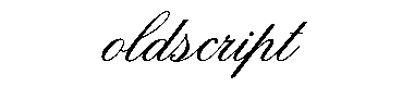Oldscript字体