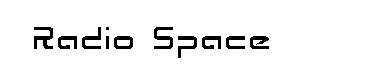 Radio Space字体