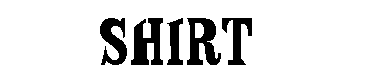 Shirt字体