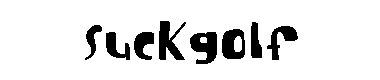 Suckgolf字体