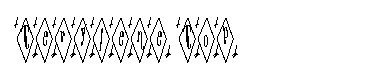 Terylene top字体