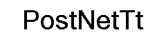 PostNetTt字体