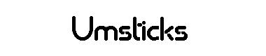 Umsticks字体