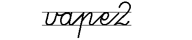 Vape2字体