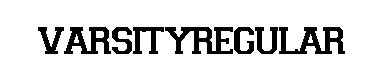 Varsityregular字体