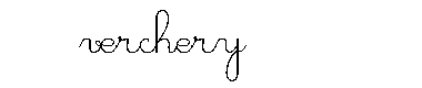 Verchery字体