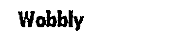 Wobbly字体