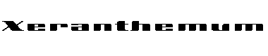 Xeranthemum字体