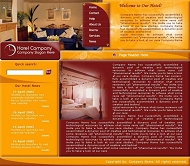 旅馆网站模板