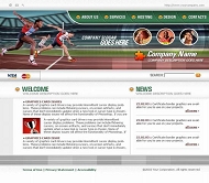 体育企业网站模板