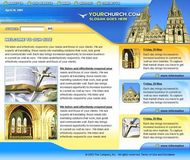 教堂网站模板