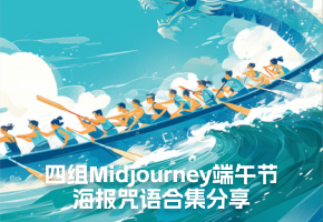 四组Midjourney端午节海报咒语合集分享
