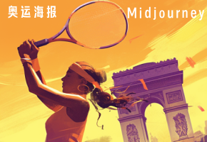 Midjourney提示词：巴黎奥运会创意海报