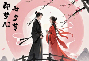 即梦AI：七夕节海报制作