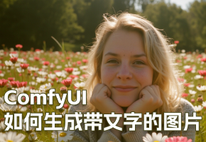 ComfyUI如何生成带文字的图片，TextImage节点详解